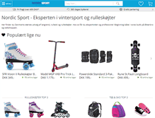 Tablet Screenshot of nordic-sport.dk